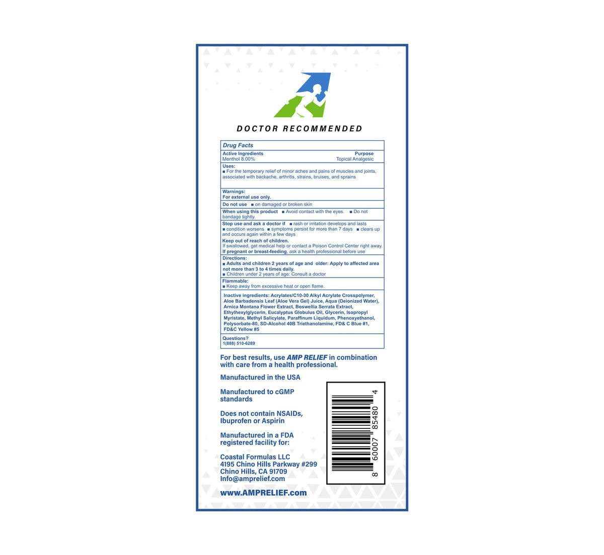 AMP Relief Pain Cream – AMP RELIEF